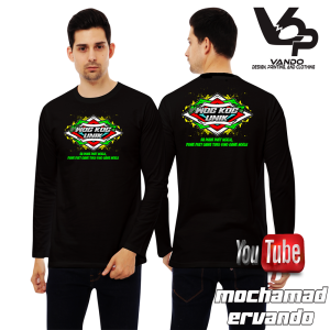 Kaos Wong Kok Unik Vol 04 Ra Duwe Duit Ngelu Lengan Panjang Distro Pria Cotton Combed 30s