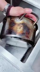 Emery Sponge Đồ Dùng Nhà Bếp Hộ Gia Đình Rửa Bát Bàn Chải Nồi Loại Bỏ Rỉ Sét Mài Bàn Chải Làm Sạch