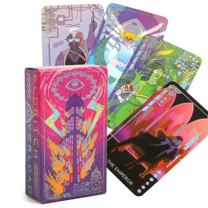 Eldritch Overload Fantasy Cyberpunk Tarot Deck Fortune Telling Game ...