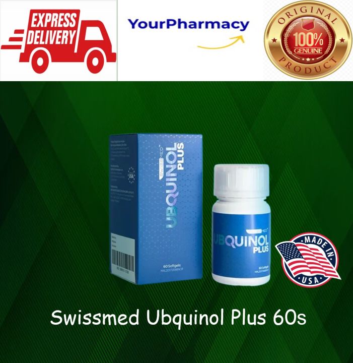 SWISSMED UBQUINOL PLUS 60S SOFTGELS (coenzyme Q10 ubiquinol