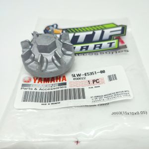 AUT TUTUP PEMBUANGAN OLI MESIN BAWAH MIO SPORTY SMILE NOUVO ORIGINAL ORI YAMAHA 5LW-E5351-00