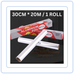 【COZYCASA】Heavy Duty Aluminium Foil 300mm /Non Stick Baking Paper Roll/Food Grade Foil Wrap