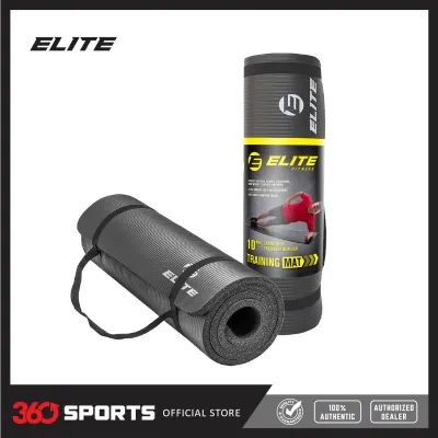 Elite 10mm Non-Slip Training | Yoga Mat - With Carrying Strap