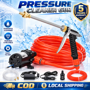 【Fast delivery】Wired Car Washer 12V Portable High Pressure Washer Cleaning Water Gun Garden Sprayer High Pressure Water Pump power Wash Spray gun