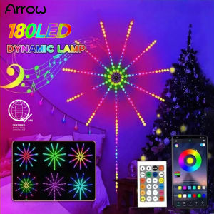 Firework Light 180 LED Fairy Lights Christmas light outdoor Decorations for Home Dream Color Lamp 5050 RGB Strip Lights Smart Flexible with usb