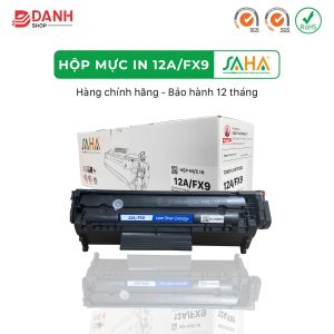 Hộp mực 12A/FX9 - SAHA - Hộp mực máy in Canon 2900 3000 HP LaserJet 1010 1012 1015 1018 1020 1022 3015 3020 3030 3050 3052 3055