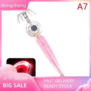 dongcheng เหยื่อตกปลาไฟ LED ทะเลลึกเรืองแสงปลาหมึกตกปลาอุปกรณ์ตกปลา