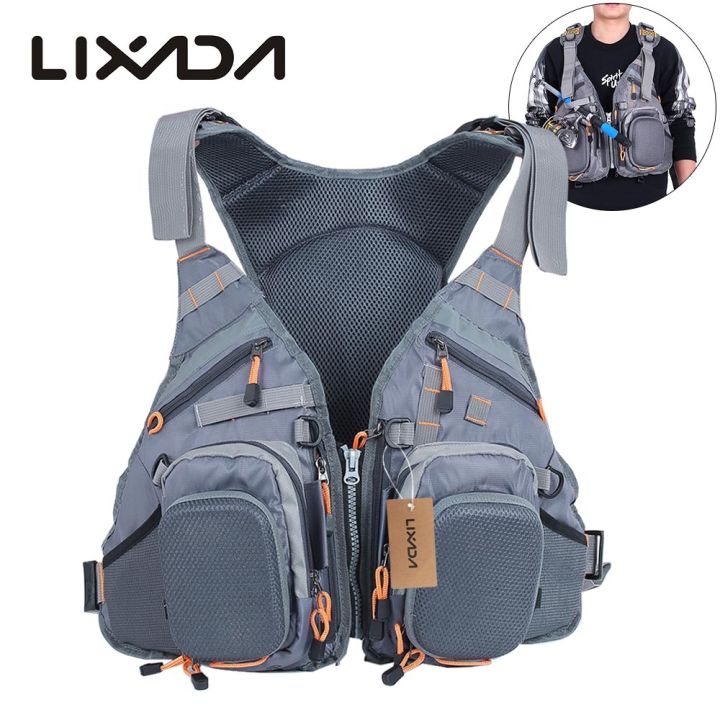 Lixada In Mesh Fly Fishing Vest and Backpack Breathable
