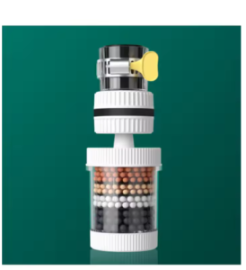 HW071- (4COLORS) Removable Washable rotatable 5-layer Faucet Filter Universal Splash-proof Water-saving Device Kitchen Tap Water Filter Nozzle