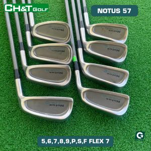 Bộ gậy sắt nam Mizuno notus 57 6 cây 56789S Flex 7 cán cứng nguyên bản nhập khẩu