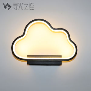 SXH Nordic Bedroom Wall Lamp Bedside Lamp Living Room Background Wall Decoration Simple Corridor Antler led Wall Lamp