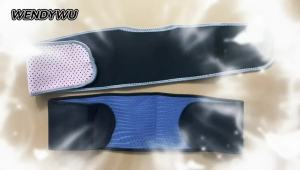 WENDYWU Kids Adjustable Waist Belt Brace Support Ballet Dance Protector Abdominal Band for Back (Black)