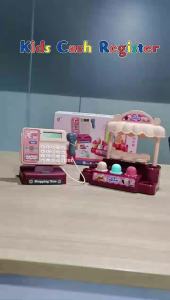 Scanning Cash Register Bills Coins Childrens Food Simulation Supermarket Play House Game With Sound Lights Kids Toys Xmas Gifts2026