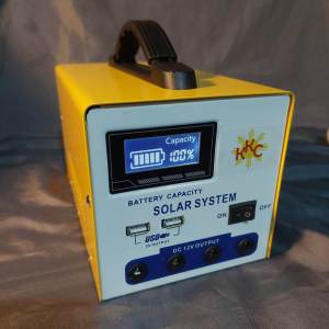 12000mAh Indoor Outdoor Portable Solar Generator Power Station Power Bank Emergency Light Fast Charging SPS-1212 - Solar System Advanced Model