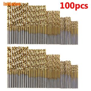 Bộ 100 / 50 Mũi Khoan Thép Phủ Titan Tốc Độ Cao không bao gồm hộp đựng