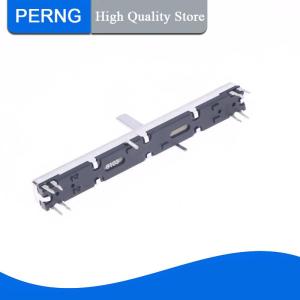 [PERNG] Tehe 1pcs 75mm Straight Slide Potentiometer 8Pins A103 Double Fader A10K Soundcraft EFX8 Fader A10Kx2 A20KX2 A50KX2 B10KX2 A103 A203