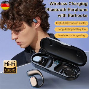 ⚡24H SHIPPING⚡ [Lossless Sound Quality] Ear-mounted Wireless Bluetooth Headphones Bone Conduction Technology German Wireless Charging Bluetooth Earphone