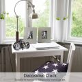 GLOWLITE Multipurpose Funny Vintage Art Crafts Arabic Numeral Home Decor Figurine Retrobedside Motorcycle Pattern Motorcycle Model Motorcycle Alarm Clock Ornament Bedside Clock. 