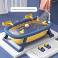 【U&I】 Baby Foldable Shower Bathtub Infant Baby Kid Bath Tub. 