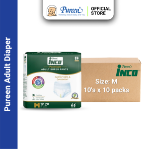 INCO Premium Adult Super Pants (M) 10s (Pull Up) x 10 Packs (Carton Sale)