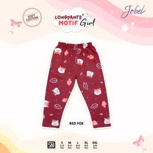 Jobel LONGPANTS MOTIF GIRL (Satuan) Celana Panjang Anak Perempuan