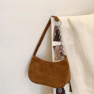 Tas Selempang Wanita Dengan Bahan Corduroy Terlihat Lebih Elegant Tas sling Bag