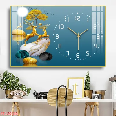 Đồng Hồ Tráng Gương In UV 5D Cao Cấp – Sáng Bóng Sang Trọng Trang Trí Không Gian Hiện Đại | Mizan