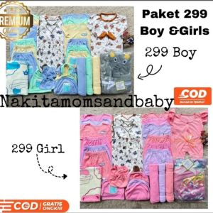 Paket Hemat Perlengkapan Bayi/Baju&Celana bayi/Bedong/Popok/Selimut/Handuk/Jumper/Topi SNI