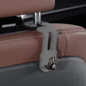 1 Pcs Fit for Toyota Camry Corolla Vios Hilux Innova Avanza Yaris Car Back Seat Hanger Hooks Suede Car  Rear Seat Covers Hooks Car Accessories