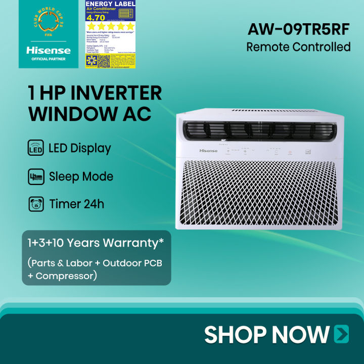 Hisense Inverter Window 1HP Aircon (AW09TR5RF)