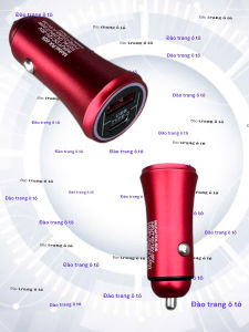 Sạc điện thoại trên xe ô tô hàng cao cấp 12v 24v -30v RX-605 vỏ hợp kim ra 5V 3A sạc usb type-c