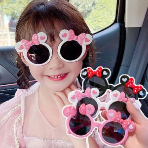 Childrens Sunglasses Fashion Baby Cute Cartoon Anti UV Eye Protection Mickey Sunglasses Toys Outdoor Shade Eyewear for Girls Kids