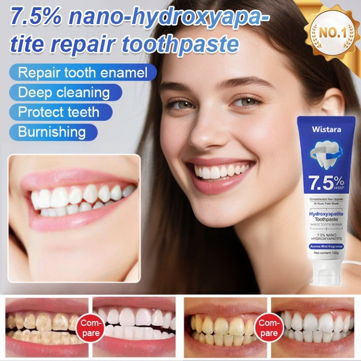 Nano Hydroxyapatite Toothpaste Fluoride Free Toothpaste Stain Removal ...