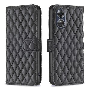 Phone Case For OPPO A17 A17K A57 A77 A57S A77S A96 A95 A94 A76 A55 A54 A74 5G A16 A16S A15 A15S A52 A92 Small Fragrant Wind Leather Wallet Card Slot Flip Cover Casing