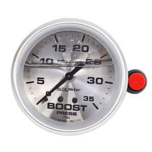 [ITSOK]5-color light Auto Meter (Boost/Blower) for Diesel 4x4 Car Autometer (0-35)(0-60) PSI