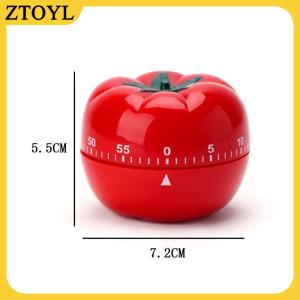 ZTOYL Cà chua hẹn giờ điện tử nhà bếp nhắc nhở Pomodoro cơ khí đếm ngược báo động nhà bếp nấu ăn Công cụ trò chơi hẹn giờ đồng hồ