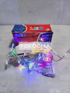 Lampu Hias Natal Tumbrl 40 LED 5 Meter - Lampu Led Twinkle Apple RGB