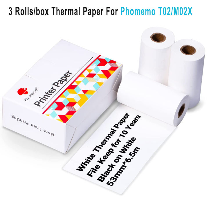 Lot De 10 Rouleaux Étiquettes Papier Autocollantes DK-22205 - Compatible Brother QL Série - 62 Mm X 30,48 M - 8