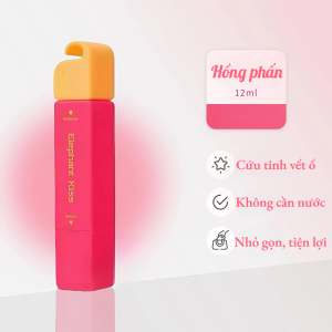 Bút Tẩy Vết Bẩn Mini Elephant Kiss 2 Đầu Có Dây – Xóa Dầu Mỡ Cà Phê Mỹ Phẩm Không Cần Giặt