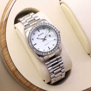 JAM TANGAN FAISHON WANITA TERMURAH TANGGAL AKTIF FREE BATERAI CADANGAN