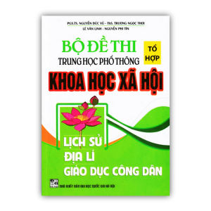 Sách - Bộ đề thi thpt quốc gia khoa học xã hội - tổ hợp lịch sử - địa lí - giáo dục công dân