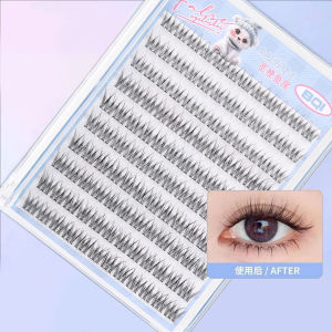 Dorisna ขนตาปลอมหางปลาขนตาปลอมเป็นธรรมชาติ10แถวใช้ซ้ำได้ขนตาปลอมความจุมากการต่อขนตาแต่งหน้า