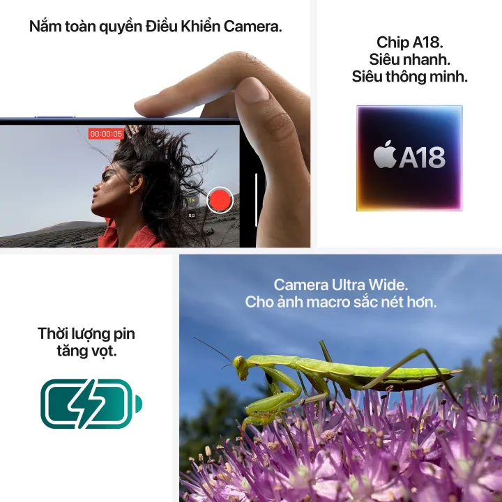 Điện thoại Apple iPhone 16 - Hàng Chính Hãng VN/A | BigBuy360 - bigbuy360.vn Điện thoại Apple iPhone 16 - Hàng Chính Hãng VN/A | BigBuy360 - bigbuy360.vn