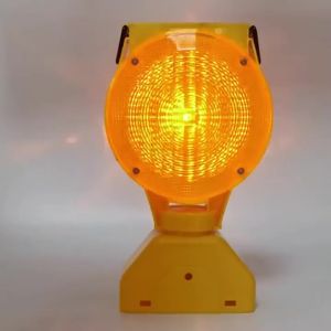 Solar Amber Road Warning Blinker Lampu Amaran Kecemasan Suria 2800mAh 360° Rotate Construction Barricade Lamp