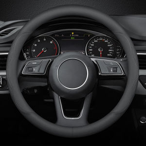 Nasta ใหม่ล่าสุด สำหรับหุ้มพวงมาลัยสำหรับรถยนต์ Toyota Ford Honda Mitsubishi ฝาครอบพวงมาลัยหนังพรีเมียม กันลื่น และระบายอากาศได้ดี สำหรับอุปกรณ์ตกแต่งพวงมาลัยรถยนต์
