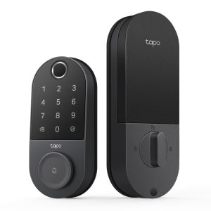 Tapo Official Store | DL110 | Smart Wi-Fi Door Lock | Rapid Fingerprint Recognition | 1-Year Battery Life | IP65 Weatherproof | TP-Link
