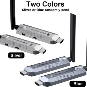 50M Wireless Video Transmitter and Receiver HDMI Extender Screen Share Display Adapter for DVD PC TV