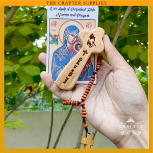 God is with you Wood Cross Holding Cross Comfort Cross Praying Cross Christening Souvenir Holy Land
