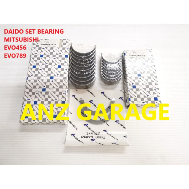 4G63 EVO456 EVO789 DAIDO Engine Bearing Conrod Crank EVO 456 789 Lazada