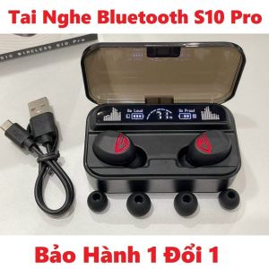 Tai Nghe Bluetooth không dây Amoi S10 Pro True Wireless phiên bản TWS Chống Ồn Chống Nước Bản Quốc Tế Cao Cấp Kiêm Sạc Dự Phòng - Bảo hành 1 ĐỔI 1 từ MƯỜNG THANH ROYAL